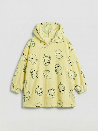 Pastel Sarı Baskılı