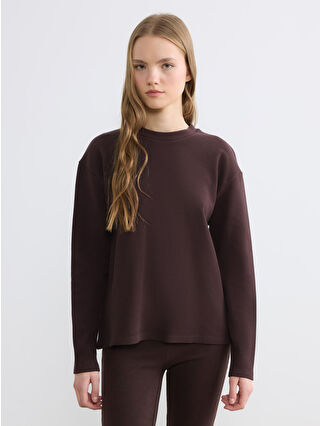 XSIDE Bisiklet Yaka Kadın Tişört - S6LD00Z8-ZGU | LCW