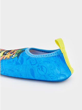 LCW STEPS Hot Wheels Printed Boys' Aqua Shoes - S6LE16Z1-ZL2 | LC