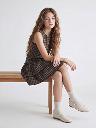 Koyu Kahverengi Ekoseli