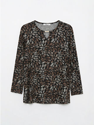 Açık Bej Baskılı