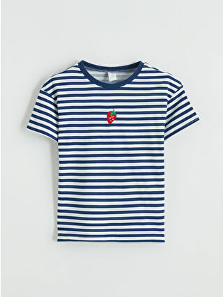 Açık Lacivert Çizgili