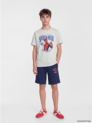 LCW Kids Ensemble De Shorts Garçon Imprimé Spider-man - S6M820Z4