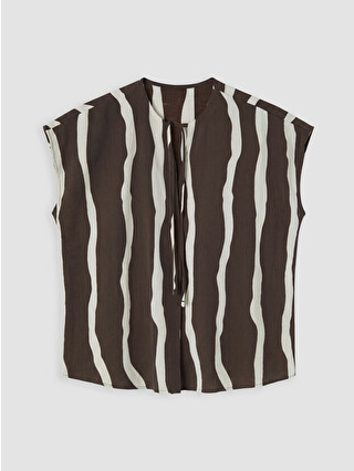 Brown Printed