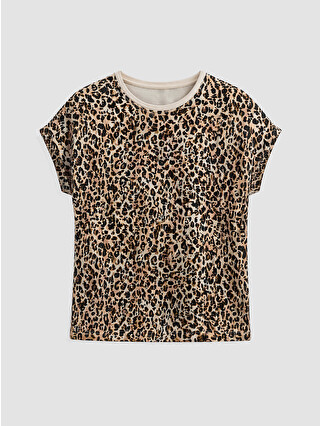 Brown Printed