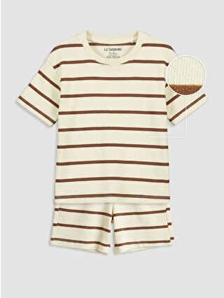 Açık Kahverengi Çizgili