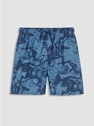 Navy Printed