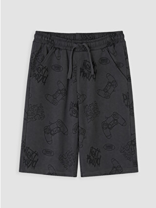 Grey Printed