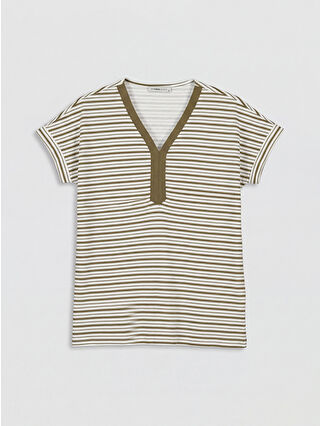 Dark Green Striped