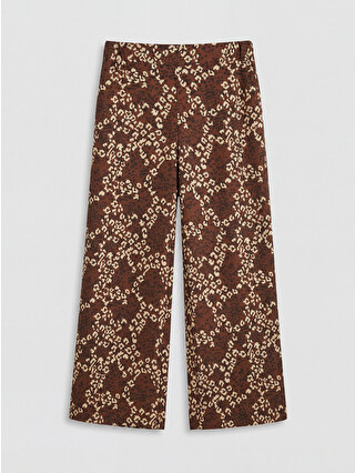 Marron Foncé Imprimé