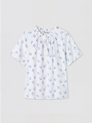 White Printed
