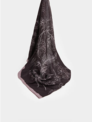 Açık Mürdüm Baskılı