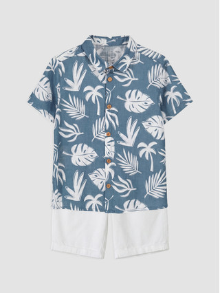Light Indigo Printed