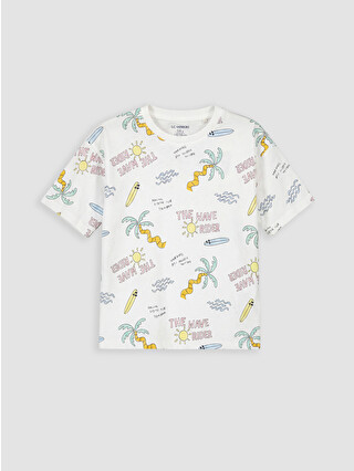 Optic White Printed