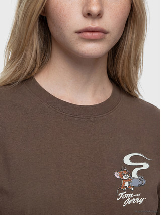 XSIDE Tom & Jerry Printed Women's T-shirt - S6N572Z8-ZP7 | LC Waikiki