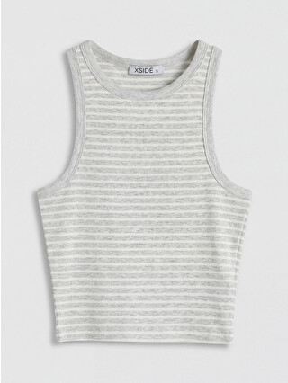 Light Grey Striped