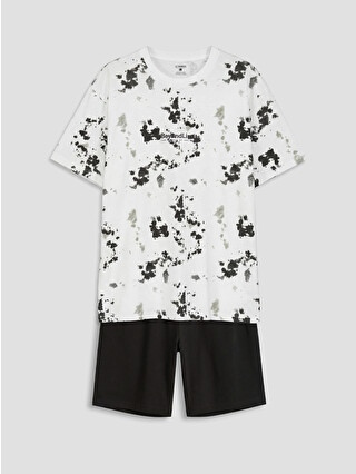 White Printed