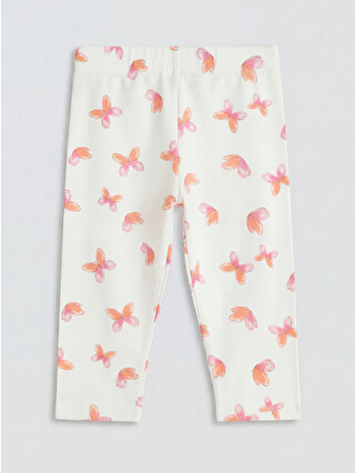 LCW Kids Elastic Waist Girls' Leggings 2 Pack - S6NE62Z1-G5P | LC