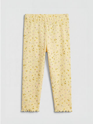 Açık Sarı Baskılı