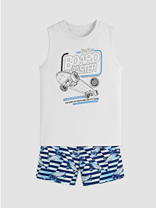 Turquoise Printed