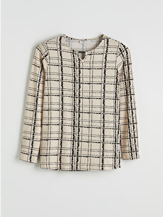 Açık Bej Baskılı