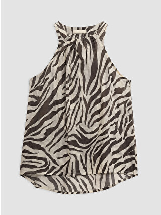 Brown Printed