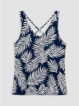 Navy Printed
