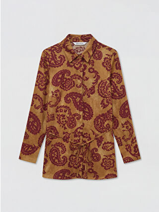 Zeytin Yeşili Baskılı