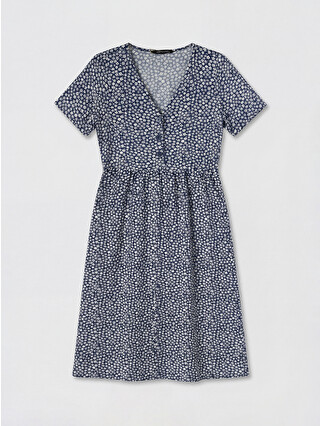 Navy Printed