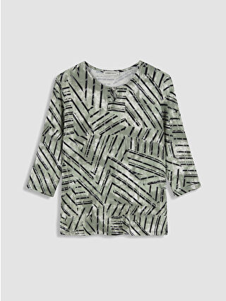 Mat Yeşil Baskılı