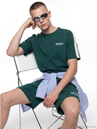 XSIDE Crew Neck Striped Printed Men's T-shirt - S6O613Z8-1SJ | LC