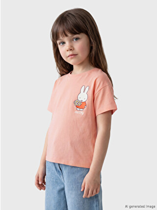 LCW Kids Tricou din Jerseu cu Imprimeu Miffy pentru Fete