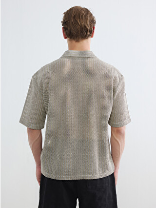 LCW Vision Regular Fit Men's Basic Textured Shirt - S6O806Z8-R9J