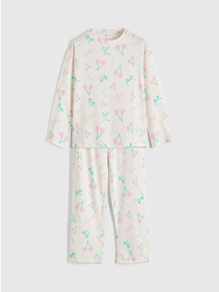 Uçuk Pembe Baskılı