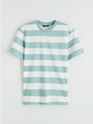 Pastel Mavi Baskılı