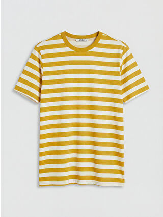 Koyu Sarı Baskılı