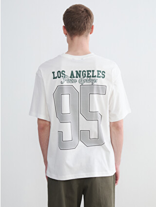 XSIDE Crew Neck Los Angeles Printed Jersey Men's T-shirt