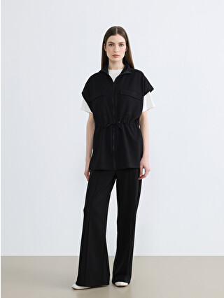 LCW Modest Mock Neck Oversize Women's Waistcoat - S6OK34Z8-CVL