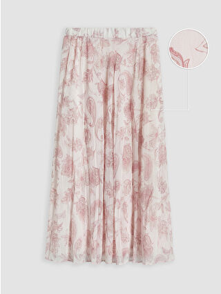 Açık Pembe Baskılı