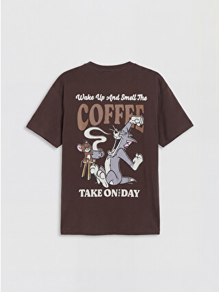 XSIDE Woman Brown T-Shirt - S6A185Z8-ZP7 | LC Waikiki