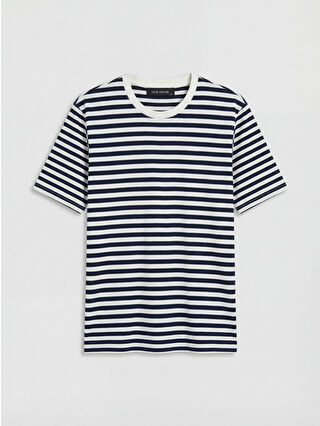 Açık Lacivert Çizgili