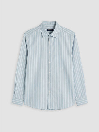 Aqua Blue Striped
