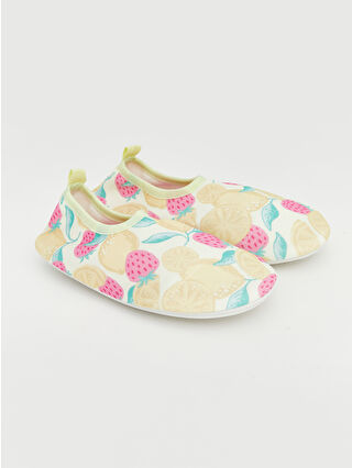 Açık Sarı Baskılı