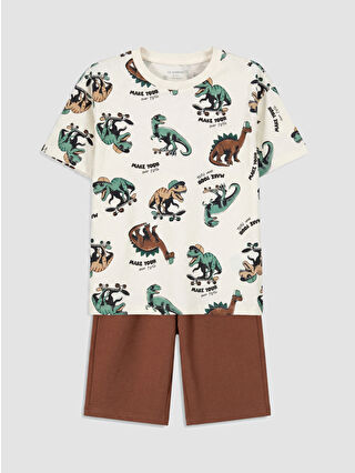 Light Beige Printed