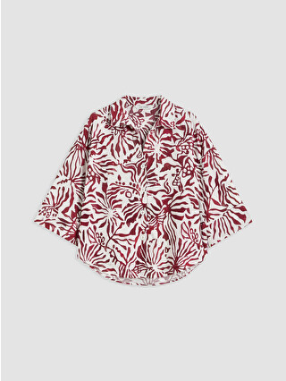 Red Printed