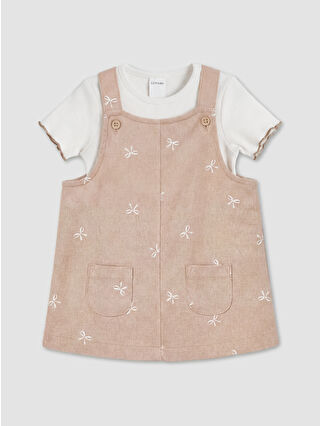 Açık Kahverengi Baskılı