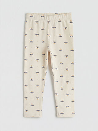 Açık Bej Baskılı