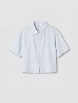 Açık Mavi Çizgili