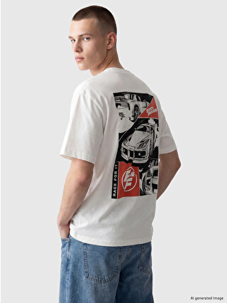 XSIDE Crew Neck Fast & Furious Printed Men's T-shirt - S6F617Z8