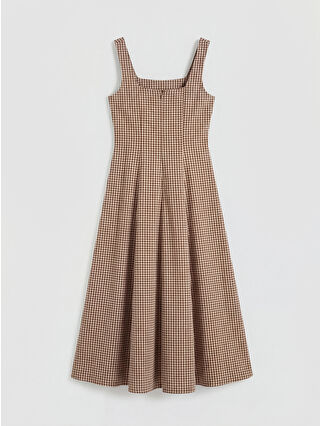 Koyu Kahverengi Ekoseli